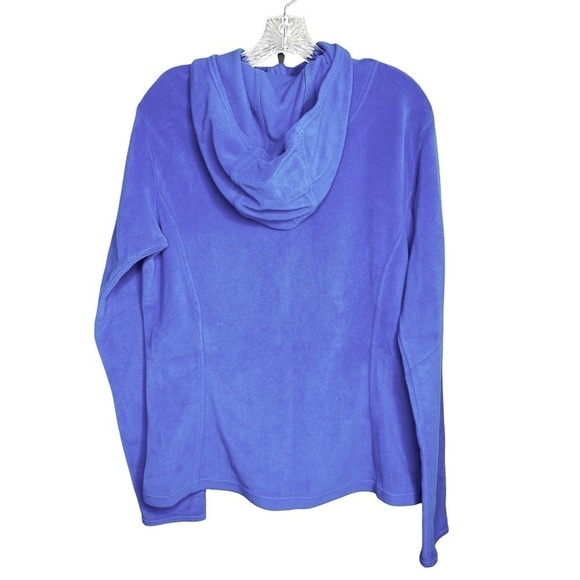 Columbia Sportswear Blue Full Zip Hooded Fleece Long Sleeve Jacket Womens Size L - Picture 2 of 5